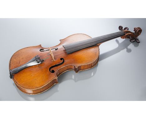 19TH CENTURY SCOTTISH VIOLIN
maker C. Cramond of Aberdeen, circa 1880, with rosewood pegs and 14 1/8th" one-piece back (stamp