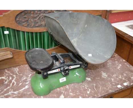 A set of grocer's scales 