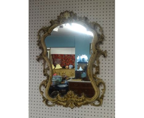 A 20th century French style mirror.