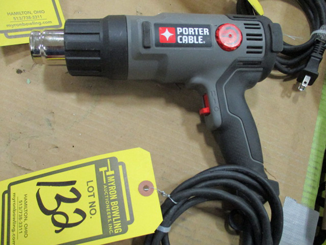 { Group of lots 132, 133 } PORTER CABLE HEAT GUN