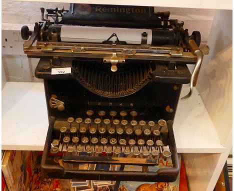 A Remington "1.2.3.4.5." typewriter