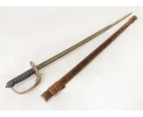 HENRY WILKINSON LONDON REGIMENTAL SWORD IN SCABBARD 48625
