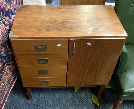 MILITRAY STYLE CABINET WITH DRAWERS