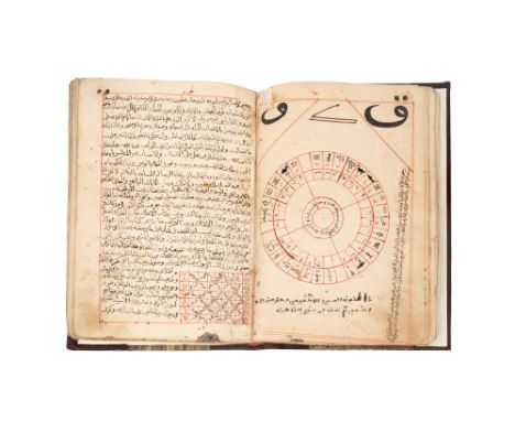 A MANUSCRIPT OF ISLAMIC GEOMANCY, ALCHEMY, MYSTICAL IMAGERY AND OCCULT SCIENCES Possibly Iran or the Levant, dated 1104 AH (1
