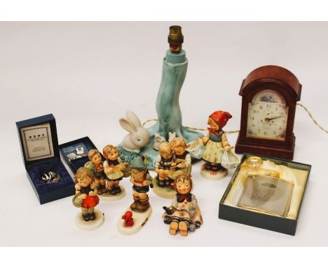 A collection of Doulton, Portmeirion, Hummel and other china porcelain items
