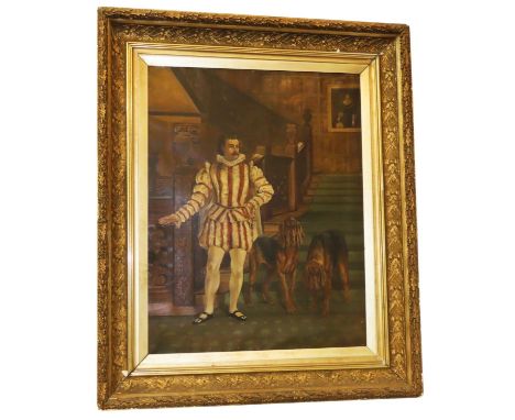 Arthur Wardle (British, 1864-1949) - A 19th century portrait of Sir Thomas Holte (c.1571–1654, 1st Baronet of Ashton Hall) st