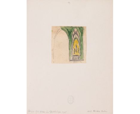 Birkle, AlbertCharlottenburg, 1900 - Salzburg, 1986Versch., o. R.14 Bl.: Ohne Titel, 1924/1925. Mischtechnik auf Papier auf U