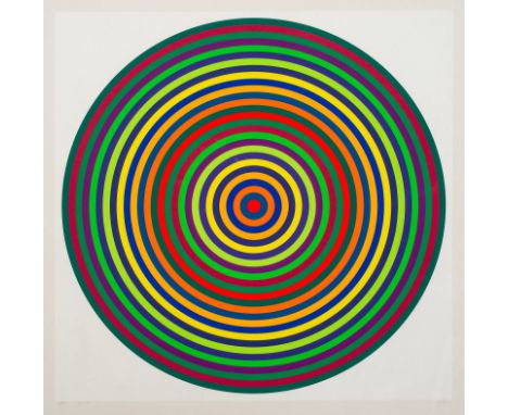Le Parc, JulioMendoza/Argentinien, geboren 192862 x 62 cm, R."S 23 No 12-6", o. J. Farbserigraphie auf Karton. In Bleistift u