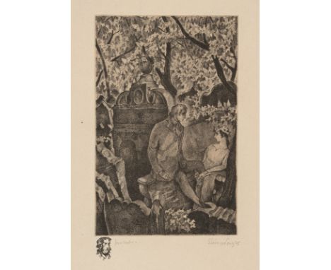 Steiner-Prag, HugoPrag, 1880 - New York, 1945Versch.14 Bl.: Ohne Titel, 1918/1925. Lithografie auf verschiedenen Papieren aus