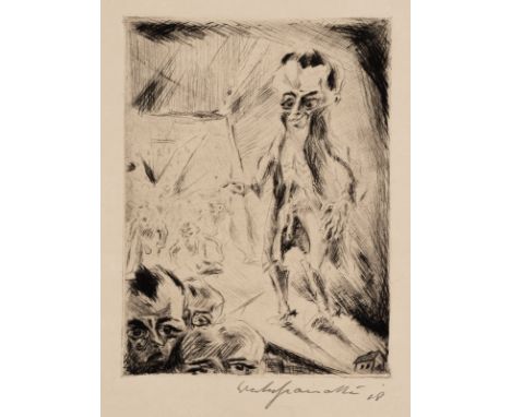 Gramatté, WalterBerlin, 1897 - Hamburg, 1929Versch., o. R.3 Bl.: "Szene im Cafe mit den Krüppeln", 1918; "Der Aufschrei", 191