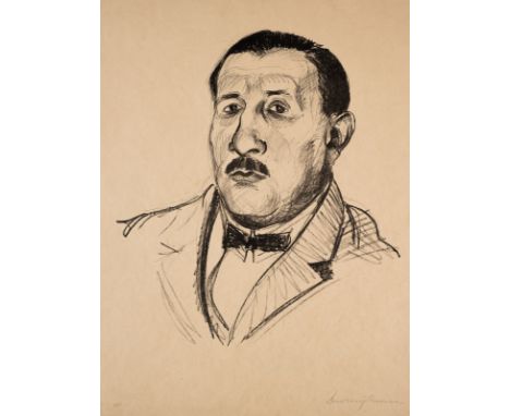 Davringhausen, Heinrich MariaAachen, 1894 - Nizza, 1970Blattgröße: ca. 70,5 x 51 cm, o. R.3 Bl.: Porträts, ca. 1922. Lithogra