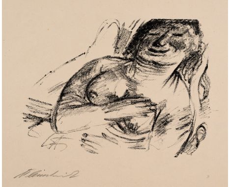 Kleinschmidt, PaulBublitz, 1883 - Bensheim / Bergstrasse, 1949Versch., o. R.2 Bl.: Bei der Toilette, 1923; Liegender weiblich