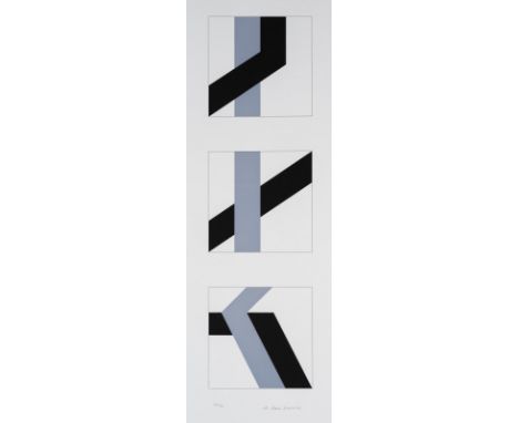 Stankowski, AntonGelsenkirchen, 1906 - Esslingen, 1998Mappenformat: 74 x 53 x 2 cm"Die Balz", 1986. Folge von 10 Farbserigrap