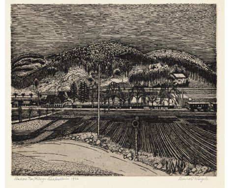 Nägele, ReinholdMurrhardt, 1884 - Stuttgart, 1972Versch., o. R.2 Bl.: "Pfullingen", 1931; "Station Traifelberg-Lichtenstein",