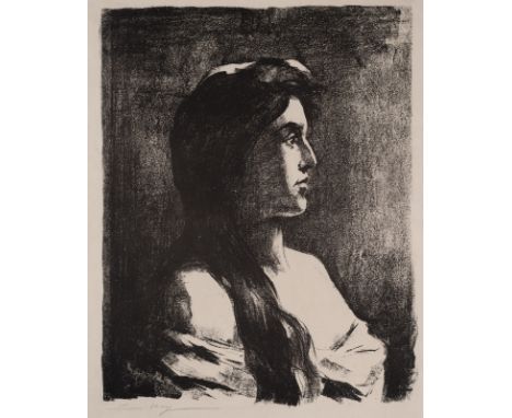 Ury, LesserBirnbaum, 1861 - Berlin, 1931Balttgröße: 46,5 x 37 cm; 37 x 29,5 cm, o. R."Lea", 1920. Lithografie auf Bütten. In 