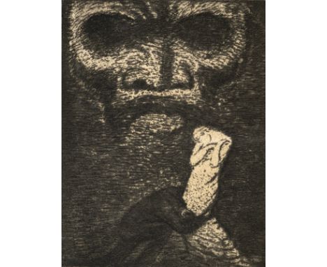 Thöny, WilhelmGraz, 1888 - New York, 1949Buchformat: 23,5 x 17,5 x 1,5 cm"F. M. Dostojewski - Das junge Weib", 1918. Buch mit