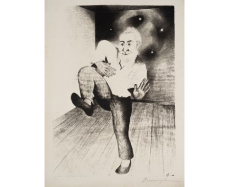 Davringhausen, Heinrich MariaAachen, 1894 - Nizza, 1970Blattgröße: 69,5 x 21,5 cm; 62 x 42 cm, o. R."Tanz des Irren", 1922. L