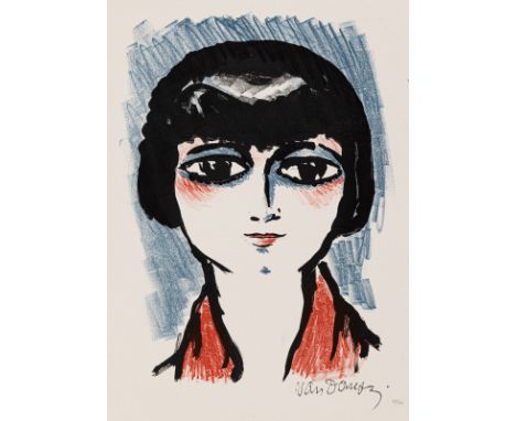 Dongen, Kees vanRotterdam, 1877 - Monaco, 1968Blattgröße: 52,5 x 37,5 cm; 35 x 26 cm, o. R."Parisienne", 1927. Farblithografi