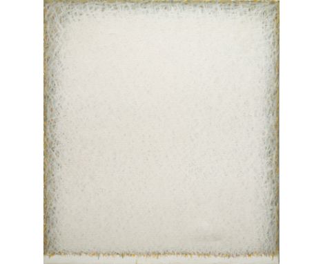 Hengstler, RomualdDeißlingen, 1930 - Rottweil, 200390 x 80 cm, o. R.Ohne Titel, 1973. Öl auf Leinwand. In Faserstift rückseit