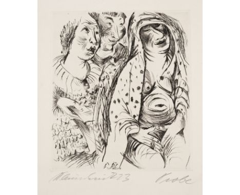Kleinschmidt, PaulBublitz, 1883 - Bensheim / Bergstrasse, 1949Versch., o. R.2 Bl.: Die Schwangere, 1923; Im Bade, 1923. Radie
