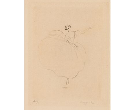 Oppler, ErnstHannover, 1867 - Berlin, 1929Versch., o. R.3 Bl.: Ballettszenen, um 1920. Radierung auf Bütten oder Japanpapier.