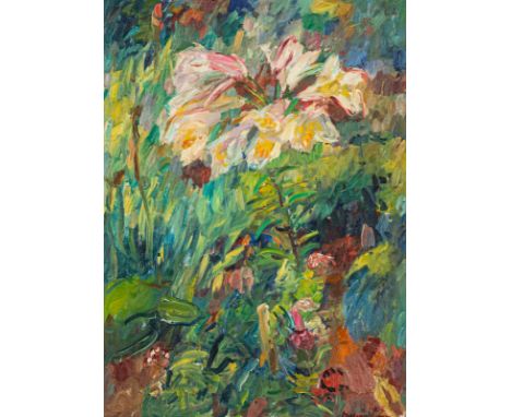 Henninger, ManfredBacknang, 1894 - Stuttgart, 198675 x 55 cm, R.Lilie, 1965. Öl auf Leinwand. In Öl unten rechts signiert und