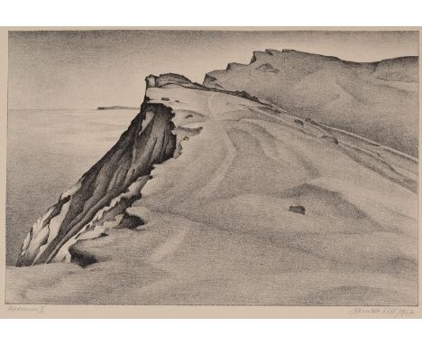 Kanoldt, AlexanderKarlsruhe, 1881 - Berlin, 1939Blattgröße: 46 x 57 cm; 30,7  x 46,4 cm, o.R."Hiddensee II", 1927. Lithografi