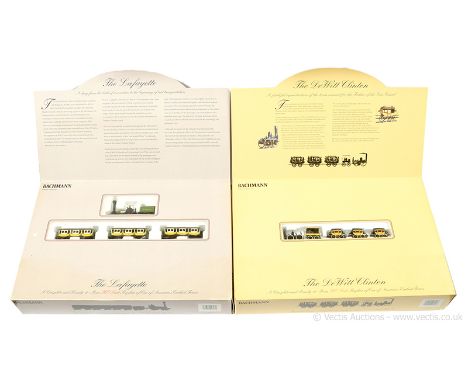 Bachmann HO early Railway Train Sets comprising Set 1 00628 "The Lafayette" containing 4-2-0 Lafayette Loco with 4-wheel Tend