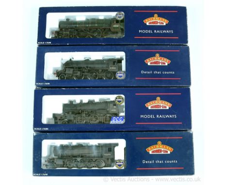 Bachmann OO Gauge BR reidentified Steam Locos comprising 2-6-0 lined black Ivatt Class 4 now No.43139 with medium to heavy we