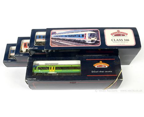 Bachmann OO Gauge pair of 2 and 3-car Diesel Units consisting of Ref 31-025 3-car Class 116 Turbo in Network South East toget