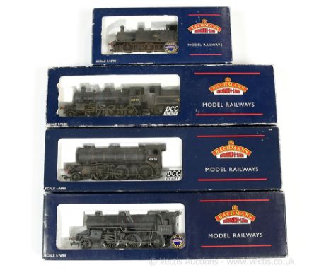 Bachmann OO Gauge reidentified Steam Locos comprising 2-6-0 lined black Ivatt Class 2 renumbered 46499 with weathering added,
