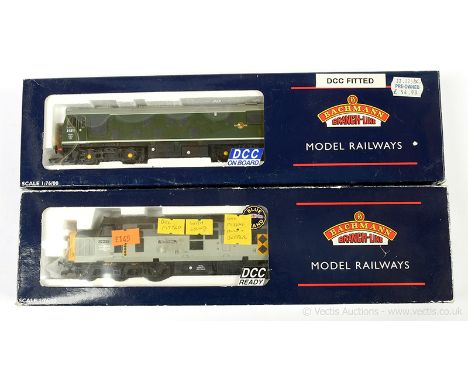 Bachmann OO Gauge pair of Diesel Locomotives consisting of Ref 32-780 Class 37 two-tone grey Coal Sector "The Coal Merchants 