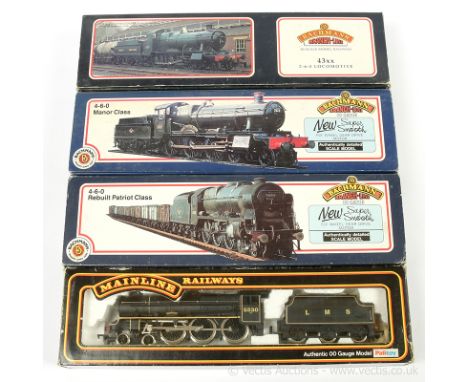 Bachmann/Mainline group of Steam Outline Locomotives consisting of 2-6-0 Loco and Tender GWR green Class 43XX No.4318, Ref 31