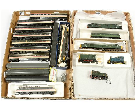Hornby / Bachmann and other Commercial manufacturers OO Gauge a group of Diesel and Overhead Electric Locomotives and Rolling