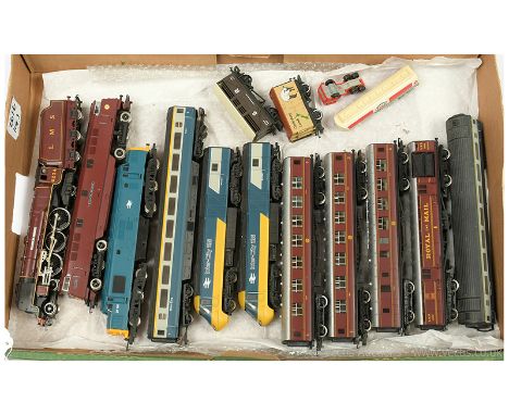OO Gauge Locos and Rolling Stock comprising Hornby Railways 4-6-2 LMS maroon Princess Coronation Class No.6234 "Duchess of Ab