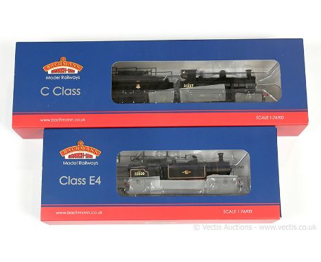 Bachmann OO Gauge BR Steam Locos comprising 31-462A 0-6-0 unlined black C Class No.31227, 35-078 0-6-2 BR lined black E4 Clas