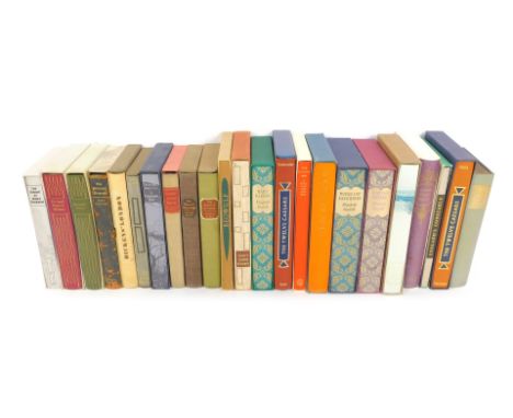 Folio Society. Comprising a collection of Folio Society books to include Dickens London, The Genius of James Thurber, Capture