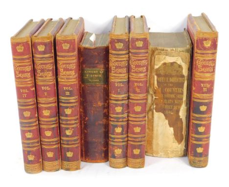 An Office Directory of the Counties 1846, 6 vols of County Seats, and A History of Wisbech by Watson. (1 shelf) 