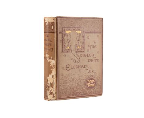 The Stolen White Elephant by Mark Twain. Presentation copy with ALS written on front free end paper: "To Miss Fanny C. Hesse,