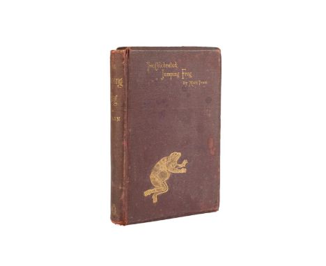 The Celebrated Jumping Frog of Calaveras County by Mark Twain. Published 1867 by C.H. Webb. First edition. Second state. Copi