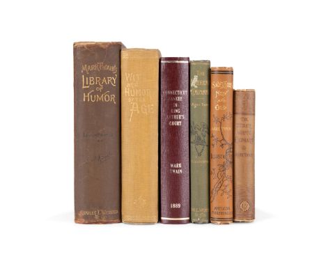 A collection of 6 works by Mark Twain, many first editions. The Stolen White Elephant by Mark Twain. Published 1882 by James 