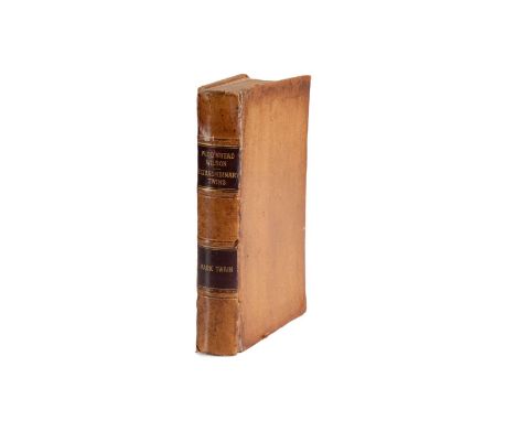 Pudd'nhead Wilson and The Comedy of Those Extraordinary Twins. Published 1894 by American Publishing Company. First edition. 