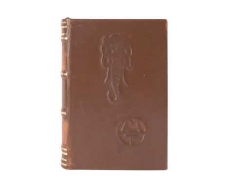 The Stolen White Elephant by Mark Twain. Published 1882 by James R. Osgood. First edition. Specially bound in brown leather w