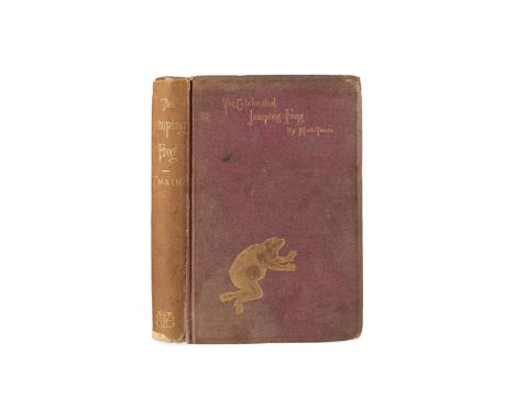 The Celebrated Jumping Frog of Calaveras County by Mark Twain. Published 1867, C.H. Webb. First edition. Second state. Copies