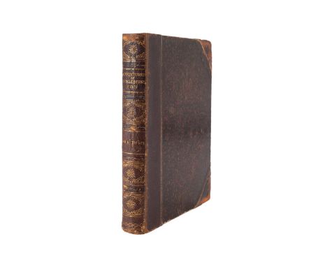 Adventures of Huckleberry Finn by Mark Twain. Published 1885 by Charles L. Webster. First edition, first state bound in the o