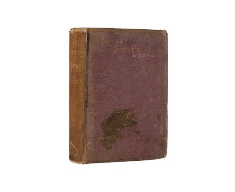 The Celebrated Jumping Frog of Calaveras County by Mark Twain. Published 1868 by C.H. Webb. First edition, second state. Copi