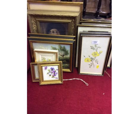 A quantity of various hunting prints and various other decorative pictures