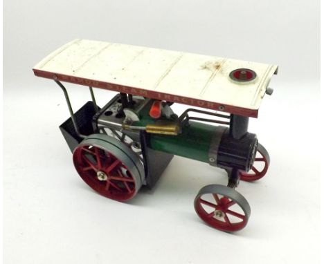 A Mamod Steam Tractor Model TE1A; together with original box (box in poor condition), 10  long  