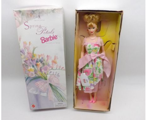 Mattel for Avon Special Edition, boxed, Spring Petals Barbie Doll (second in series), complete with original outfit and box  