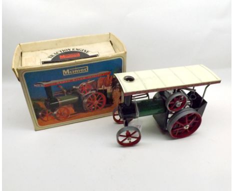 A Mamod TE1A Traction Engine, with original box (box worn), 10  long  